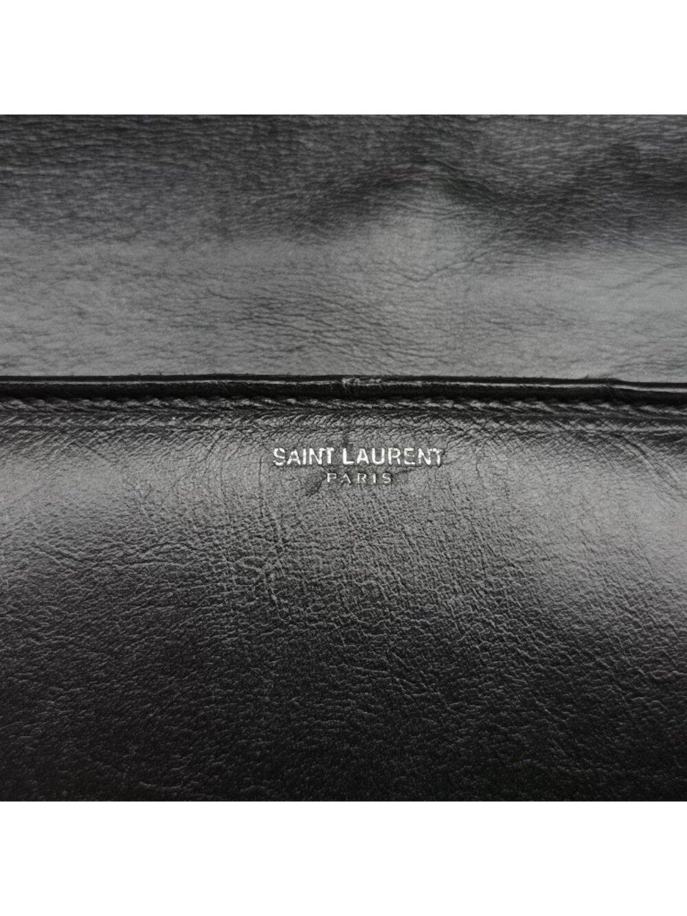 Saint Laurent Betty Black Leather Shoulder - Picture 12 of 15